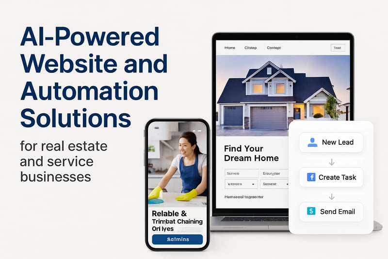 AI-powered website and automation solutions for real estate and service businesses